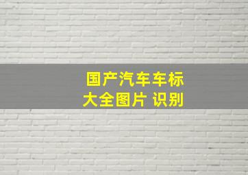 国产汽车车标大全图片 识别